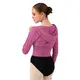 Bloch Cropped Knit Full Zip Hoodie, Women’s Hoodie