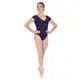 Bloch Gather, leotard for women with short sleeves - Navy