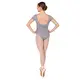 Bloch Gather, leotard for women with short sleeves - Grey Bloch