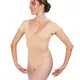 Bloch Gather, leotard for women with short sleeves - Sand