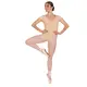 Bloch Gather, leotard for women with short sleeves - Sand