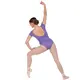 Bloch Gather, leotard for women with short sleeves - Lavender Bloch