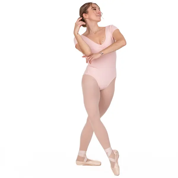 Bloch Gather, leotard for women with short sleeves