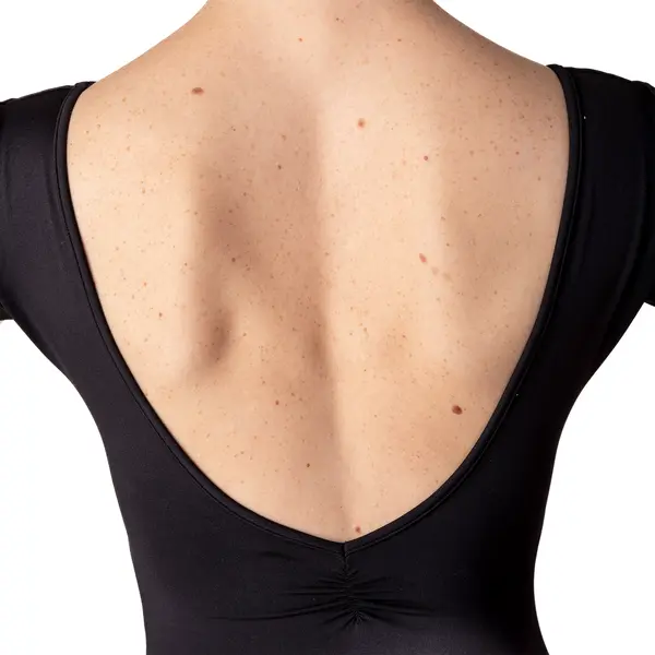 Bloch Gather, leotard for women with short sleeves