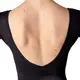 Bloch Gather, leotard for women with short sleeves - Black