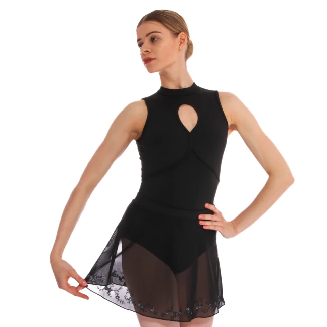 Bloch Hana Floral mesh skirt, women's skirt with elasticated waistband Bloch Hana Floral mesh skirt, women's skirt with elasticated waistband