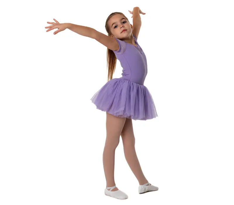Bloch Holly, Kid's Leotard with Tutu Skirt - Lilac Bloch