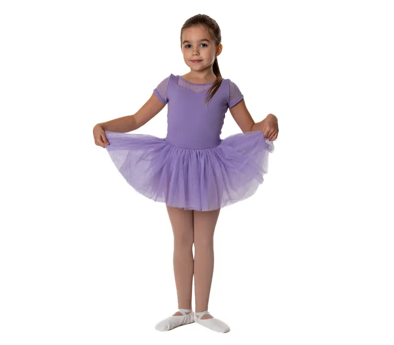 Bloch Holly, Kid's Leotard with Tutu Skirt - Lilac Bloch
