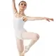 Bloch Ballerina, cotton tank leotard - White