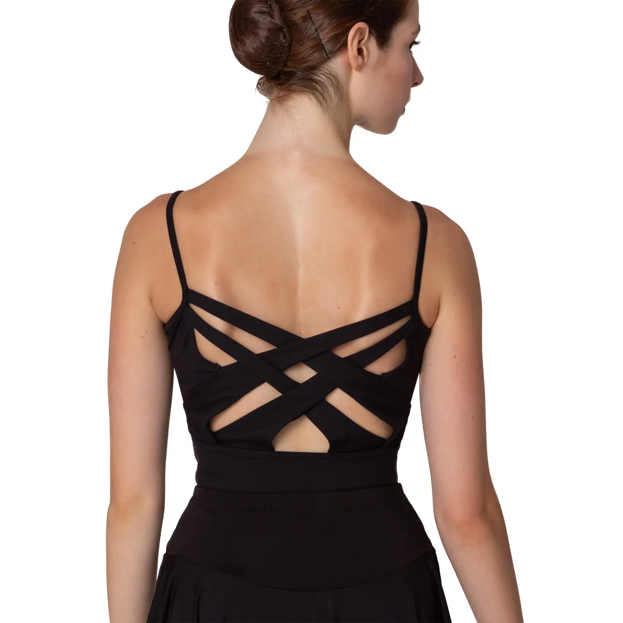 Bloch Octavia, women's leotard with a stylish criss-cross back design