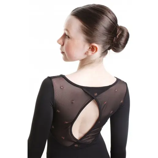 Bloch Lea, leotard for girls with three-quarter sleeves