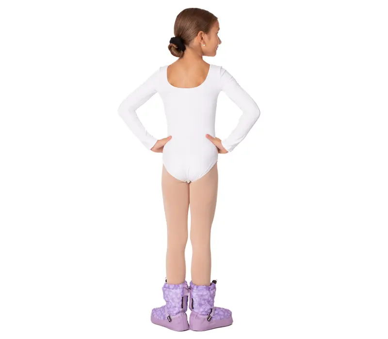 Bloch Meglio, Long Sleeve Leotard for Girls Bloch Meglio, Long Sleeve Leotard for Girls - White
