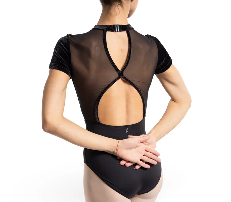 Bloch Gia cap sleeve leotard, leotard for ladies - Black