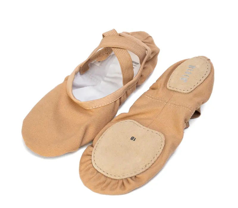 Bloch Performa, kid's ballet slippers - Sand