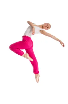 Bloch, ladies warm-up ripstop pants