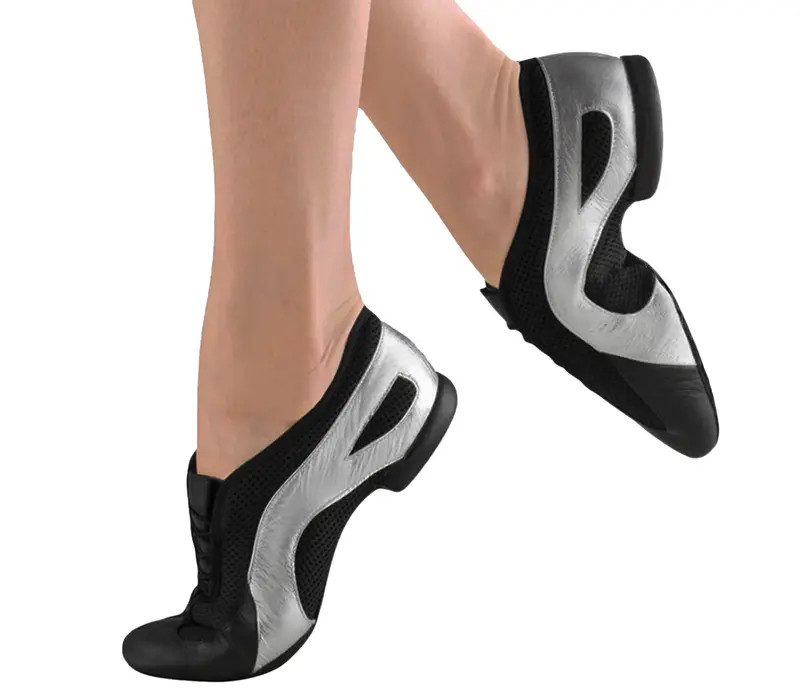 Bloch Slipstream Slip On, Jazz Shoes - Silver