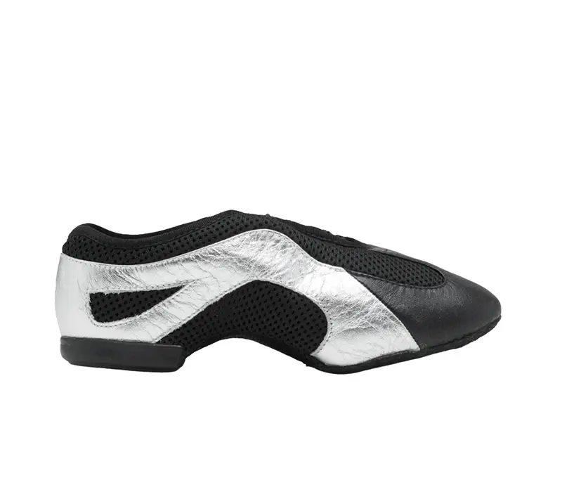 Bloch Slipstream Slip On, Jazz Shoes - Silver