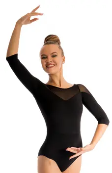 Mirella Splice, leotard with three-quarter sleeves