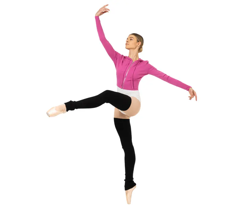 Bloch Thigh High Legwarmer, High Knitted Leg Warmers - Pink Bloch