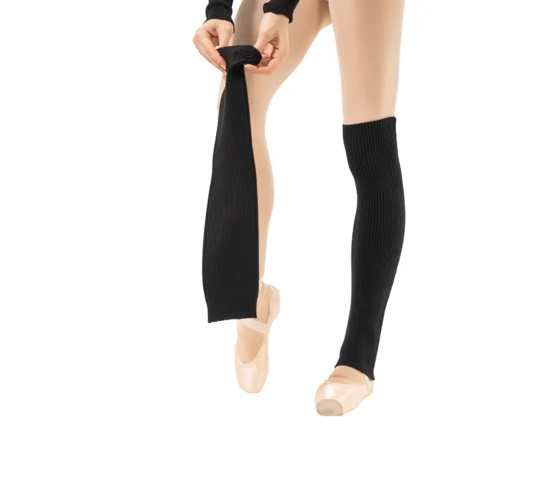 Bloch Rib Legwarmer, Knitted Dance Leg Warmers - Black