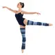 Bloch Thigh High Legwarmer, High Knitted Leg Warmers - Blue Bloch