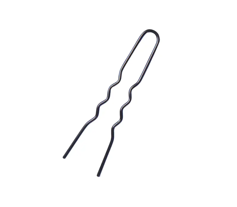 Bloch hairpins with a length of 7.60 cm - Black Bloch hairpins with a length of 7.60 cm - Black