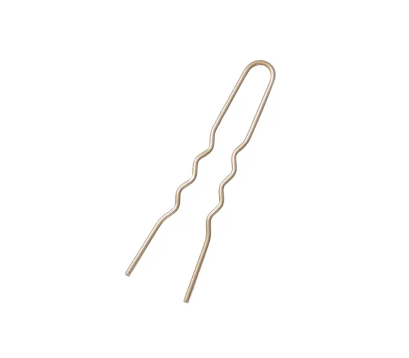 Bloch hairpins with a length of 7.60 cm - Blond Bloch hairpins with a length of 7.60 cm - Blond