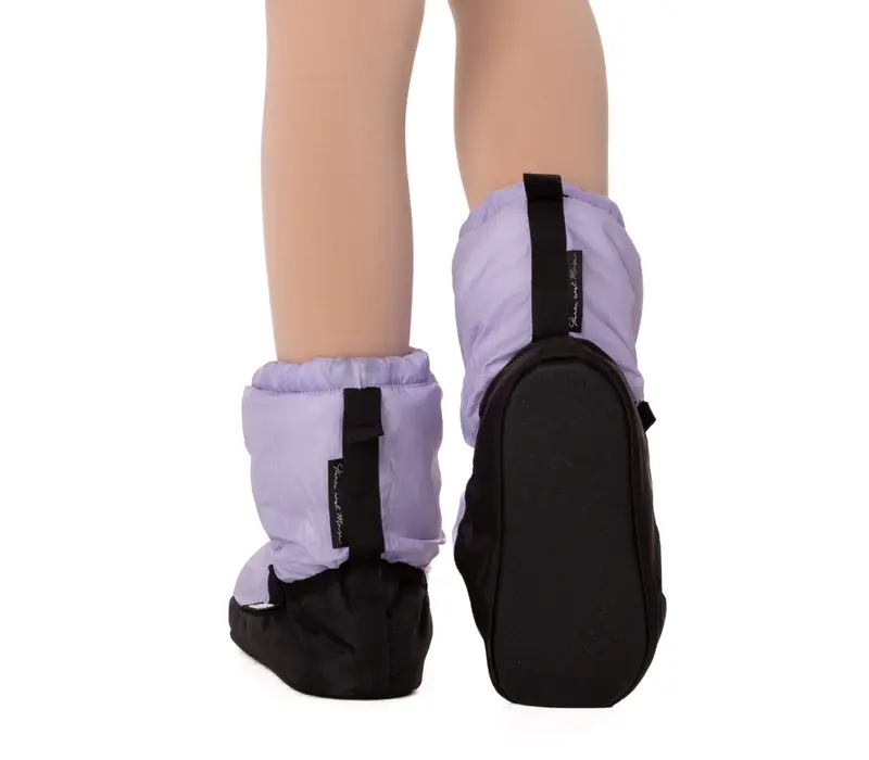 Bloch Booties, Monochrome Warm-up Shoes for Kids - Black