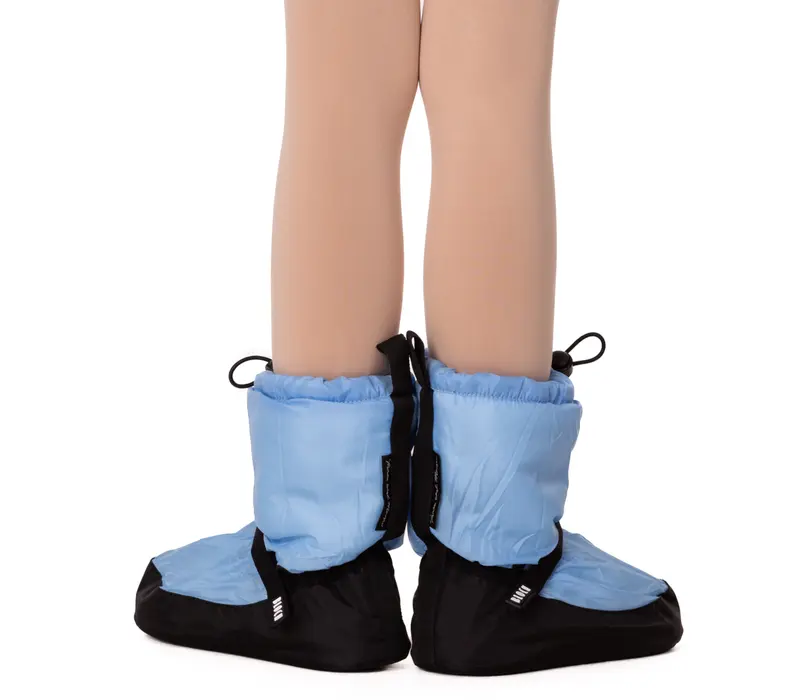 Bloch Booties edition, monochrome warm-up shoes - Light blue