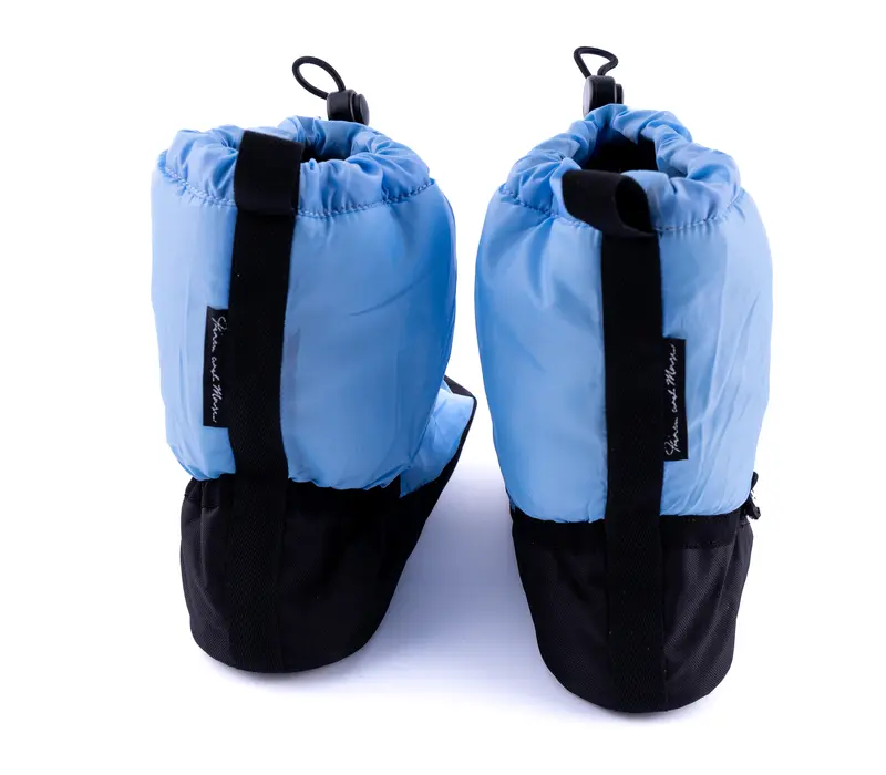 Bloch Booties edition, monochrome warm-up shoes - Light blue