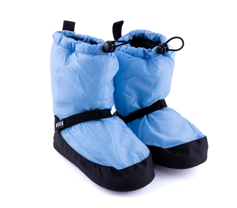 Bloch Booties edition, monochrome warm-up shoes - Light blue