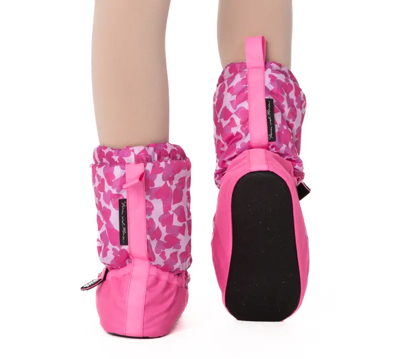 Bloch Booties for children, one-colored - Pink heart Bloch