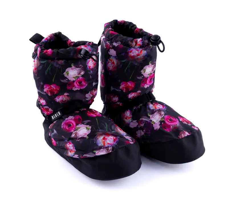 Bloch booties edition with pattern, warm-up shoes - floral Bloch