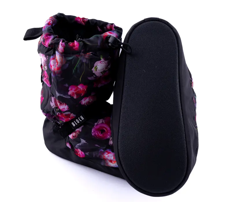 Bloch booties edition with pattern, warm-up shoes - floral Bloch