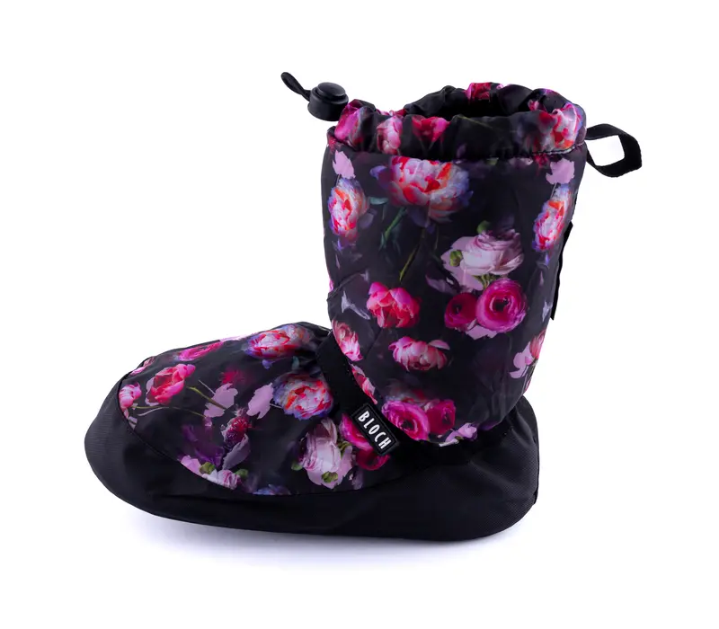 Bloch booties edition with pattern, warm-up shoes - floral Bloch