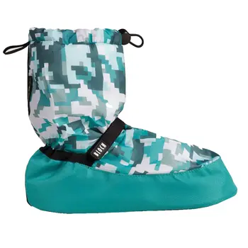 Bloch crazy printed booties, warming up shoes - Pixel print Bloch