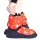 Bloch booties for Adults, printed - Tie dye red