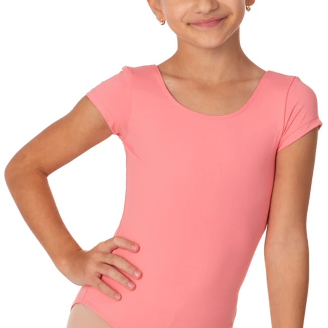 Bloch Dujour, Girls' Short Sleeve Leotard