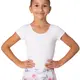 Bloch Dujour, short sleeve leotard - White