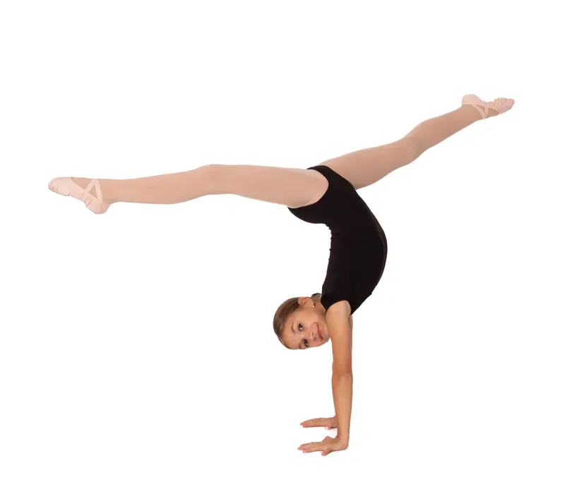 Bloch Dujour, Girls' Short Sleeve Leotard - Black