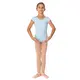 Bloch Dujour, short sleeve leotard - Pastel Blue Bloch