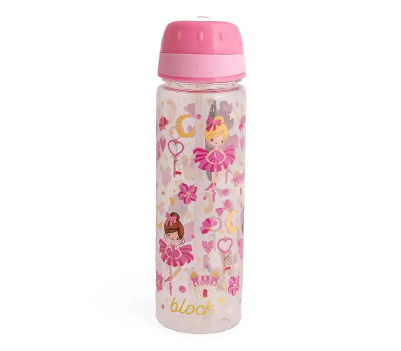 Bloch water bottle, bottle for girls - Pink Bloch