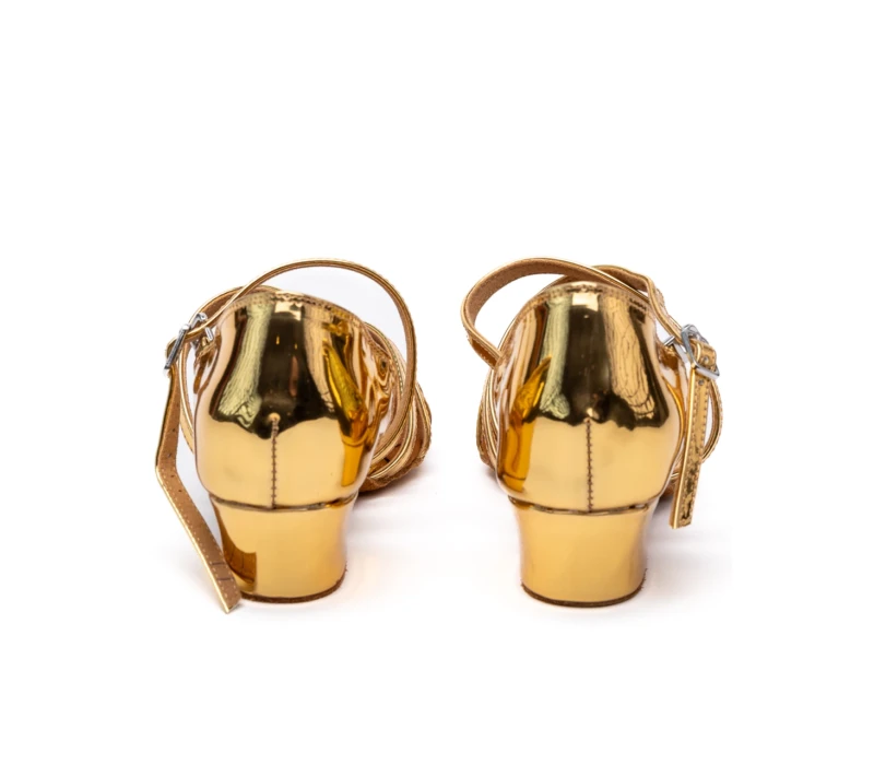 Dancee Betty, Latin shoes for girls - Gold Dancee Betty, Latin shoes for girls - Gold