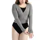 Knit Wrap Sweater, Women's Sweater