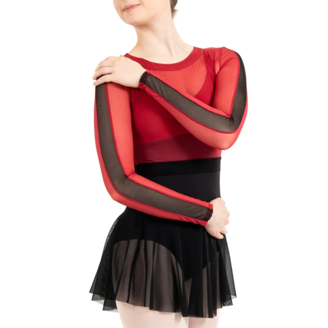 Capezio C'est La Vie Joyeux mesh cover up, women's top Capezio C'est La Vie Joyeux mesh cover up, women's top