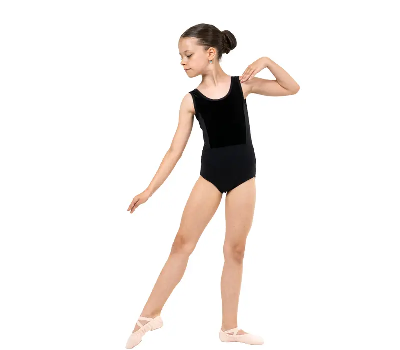 Capezio Eloise Leotard, Tank Leotard for Girls - Black