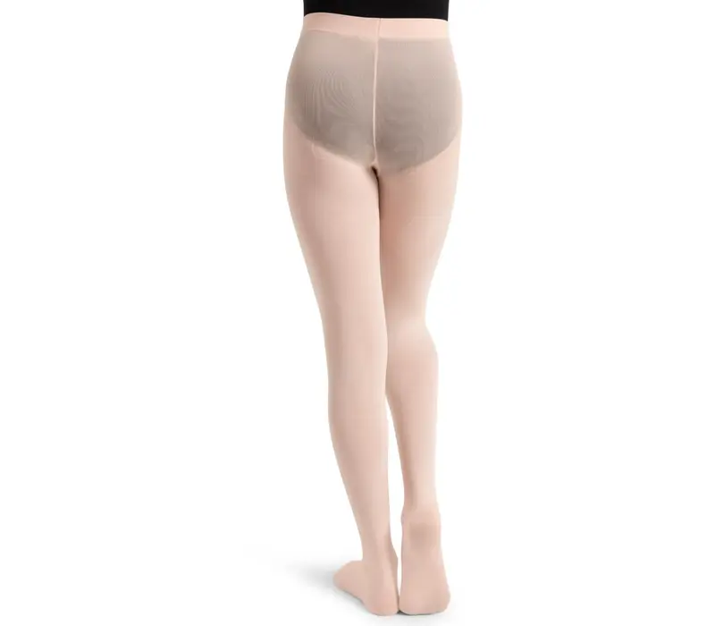 Capezio ultra soft Footed Tight,  Girls' Footed Tights - Ballet pink Capezio