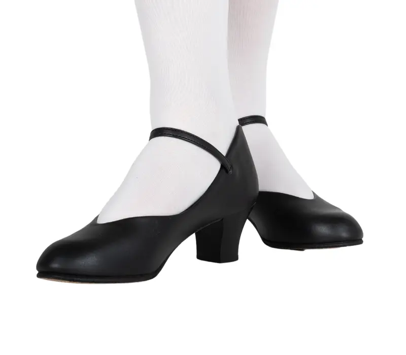 Capezio Jr Footlight, character shoe - Black