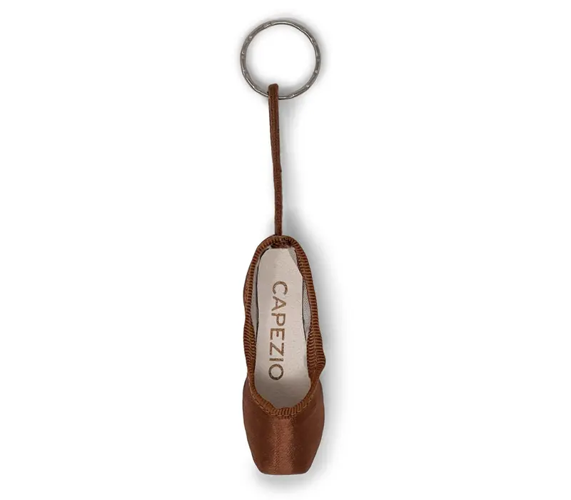 Capezio Pointe Shoe Keychain - Brown