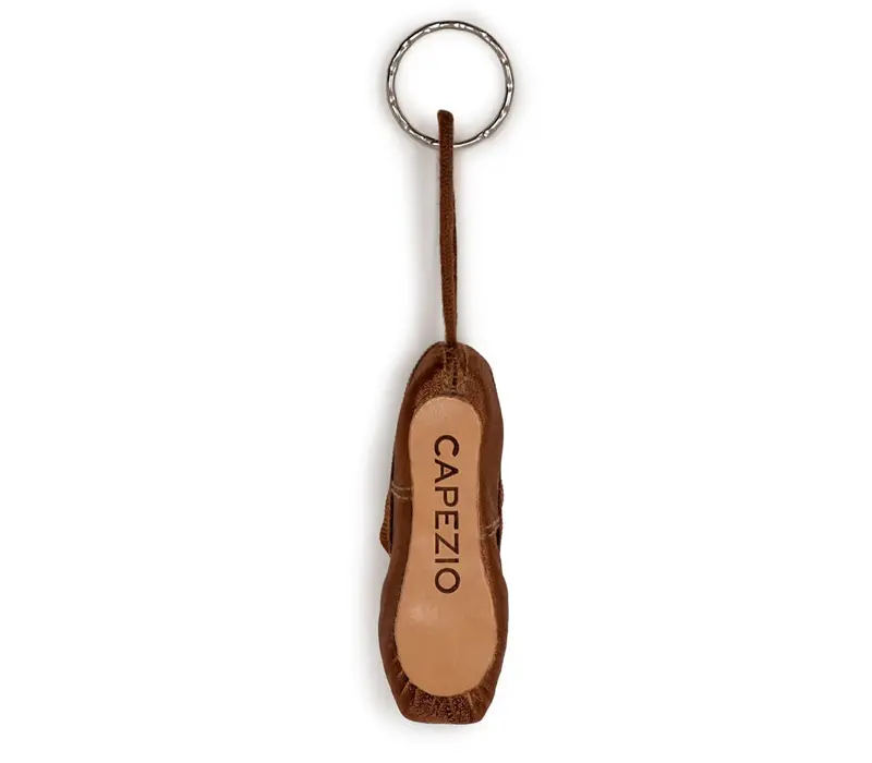 Capezio Pointe Shoe Keychain - Brown